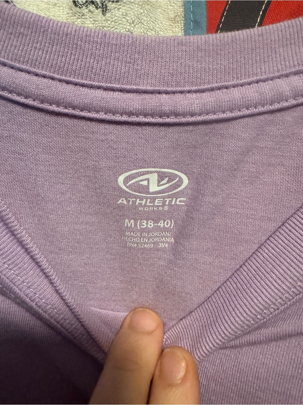 Men’s Lilac brand new top just lost the tag unfortunately